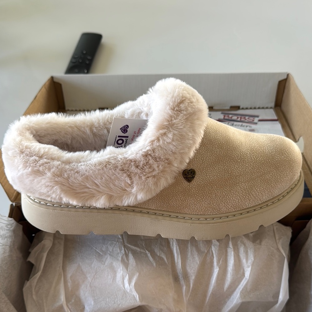 BOBS from Skechers memory foam slippers